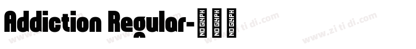 Addiction Regular字体转换